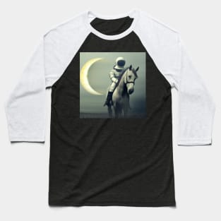 Astronaut And Horse Baseball T-Shirt